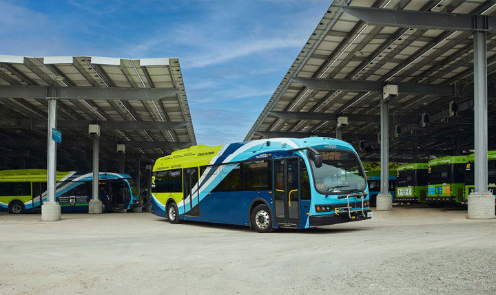 Electronic Vehicle (EV) Charging Stations - Bus & Fleet