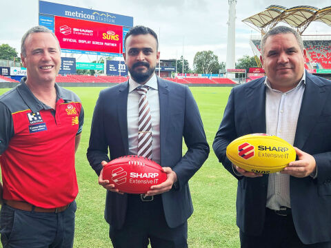 Gold Coast SUNS and Sharp EIT Solutions Announce 5 Year Partnership