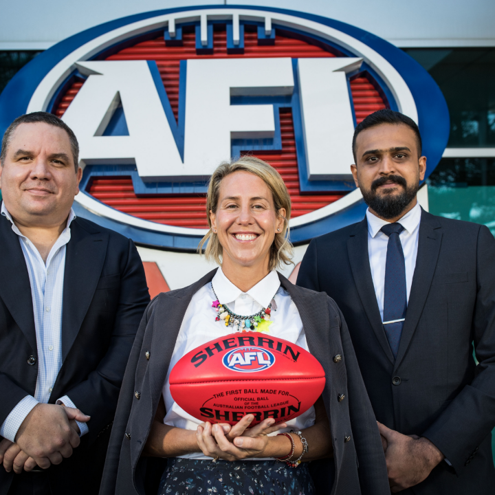 Sharp EIT Solutions become the AFL’s Official Wholesale Display Screens Partner