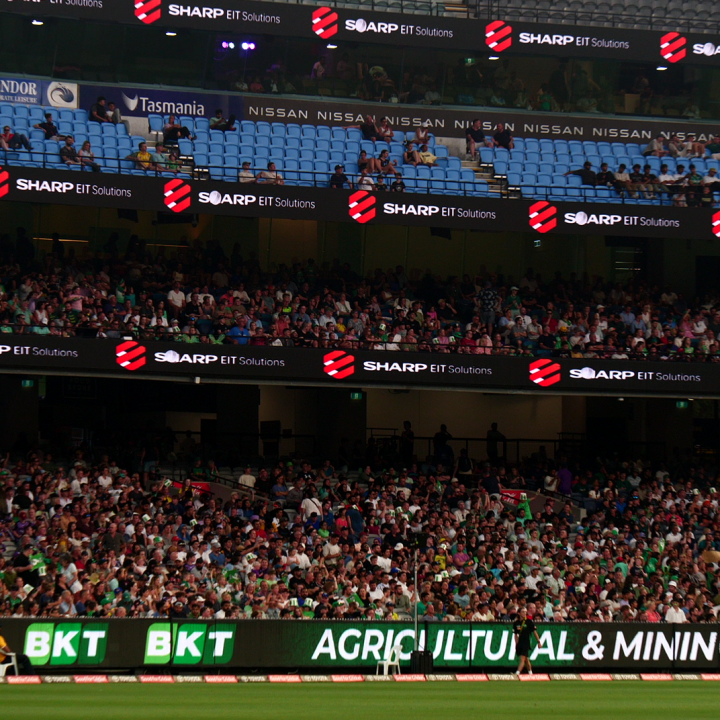 Sharp EIT Supplies Game-Changing LED Panels for AFL Stadium Upgrades led by TGI Sport