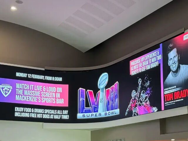 Southport Sharks Curved LED Screen