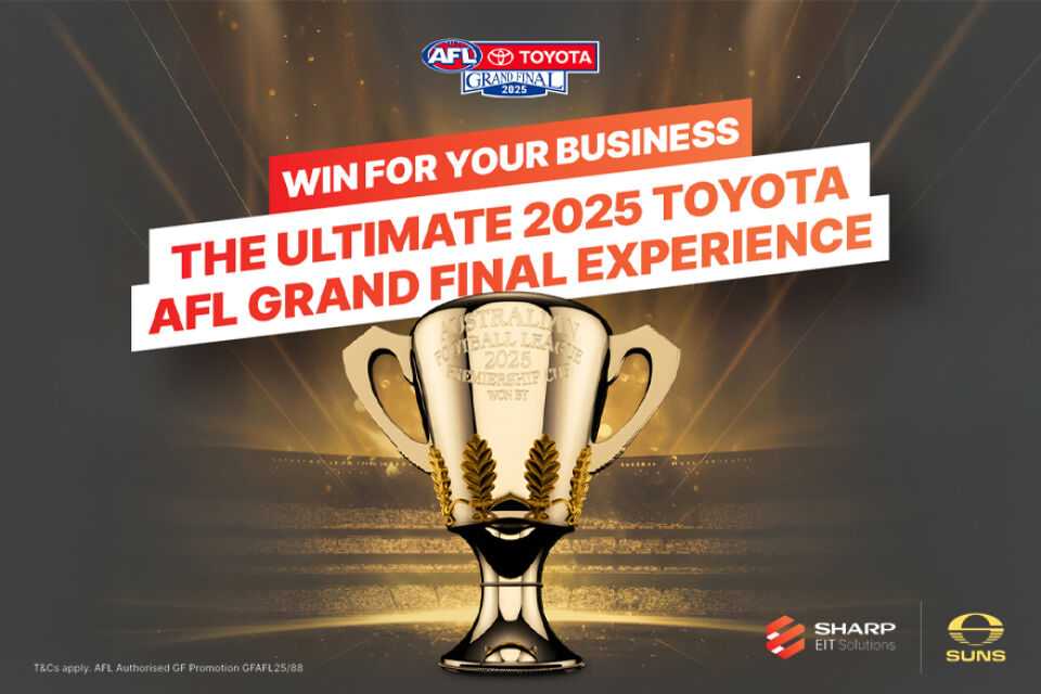 WIN for your Business the Ultimate 2025 Toyota AFL Grand Final Experience
